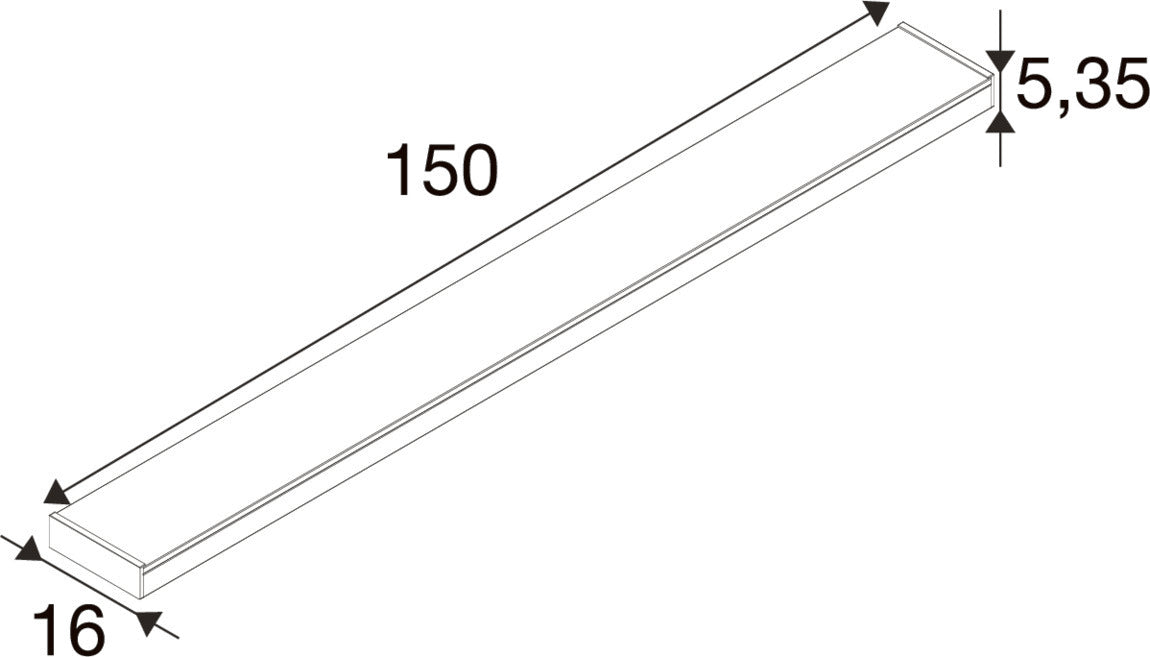 SLV 1011579 WORKLIGHT P LINE, 1500 65 830/840 WB ML DALI DT8 SI (MD12)