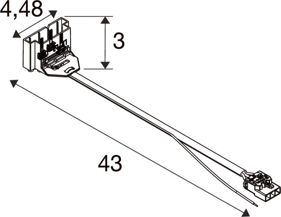 SLV 1011657 RETRO, CON 4P002 CONNECTOR 4-PLUG EM (MD12)