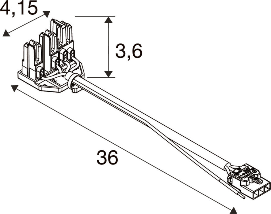 SLV 1011658 RETRO, CON 4P003 CONNECTOR 4-PLUG EM (MD12)