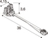 SLV 1011658 RETRO, CON 4P003 CONNECTOR 4-PLUG EM (MD12)