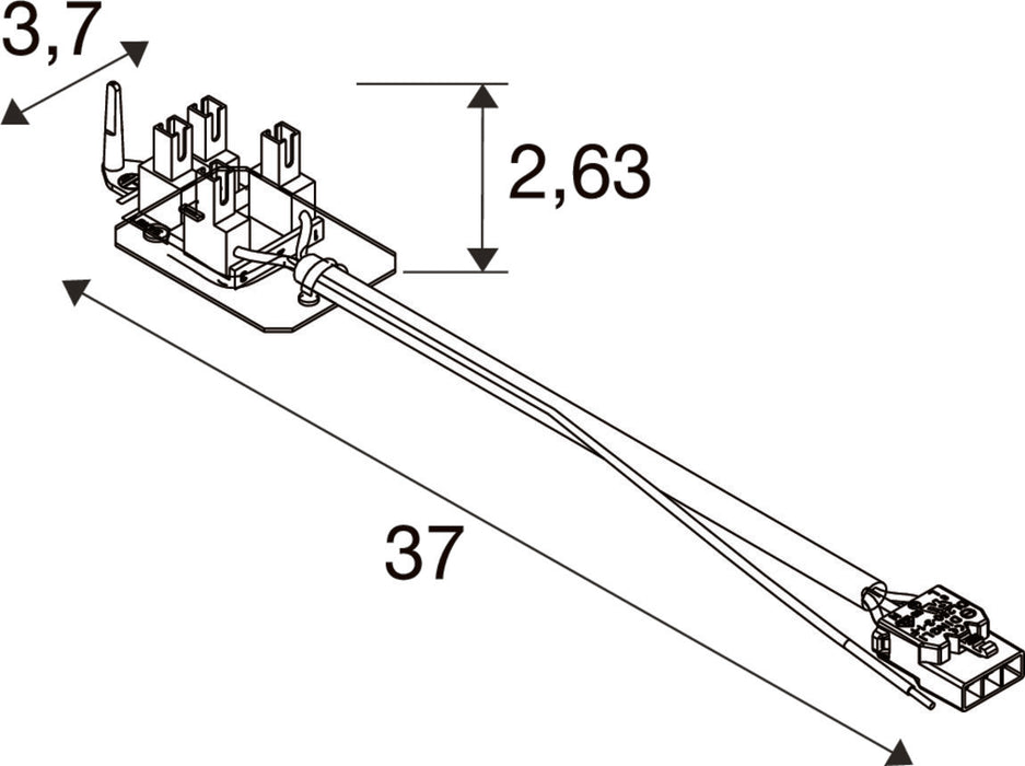 SLV 1011659 RETRO, CON 4P004 CONNECTOR 4-PLUG EM (MD12)