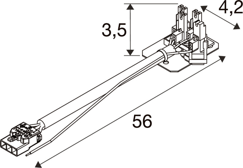 SLV 1011660 RETRO, CON 4P005 CONNECTOR 4-PLUG EM (MD12)