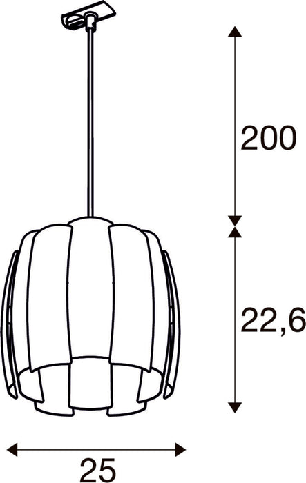 SLV 1011690 HAVEN 25, 1~ spot, E27, 1 x 40 W, black (MD12)