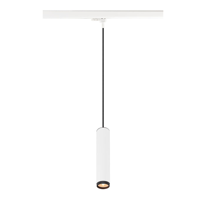 SLV 1011709 GRIP! L, 3~ Pendant luminaire, QPAR51, GU10, 1 x 6 W, white / black (MD23)