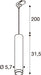 SLV 1011709 GRIP! L, 3~ Pendant luminaire, QPAR51, GU10, 1 x 6 W, white / black (MD12)