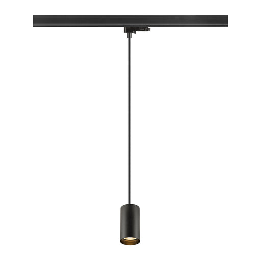 SLV 1011715 ENOLA 2.0 M, 3~ pendant luminaire, SINGLE, QPAR51, 1 x 10 W, black (MD01)