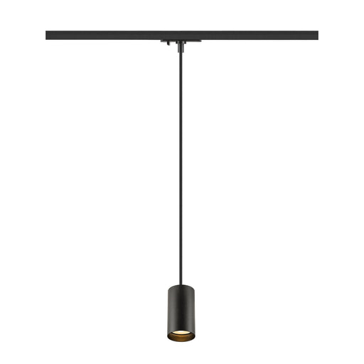 SLV 1011717 ENOLA 2.0 M, 1~ pendant luminaire, SINGLE, QPAR51, 1 x 10 W, black (MD01)