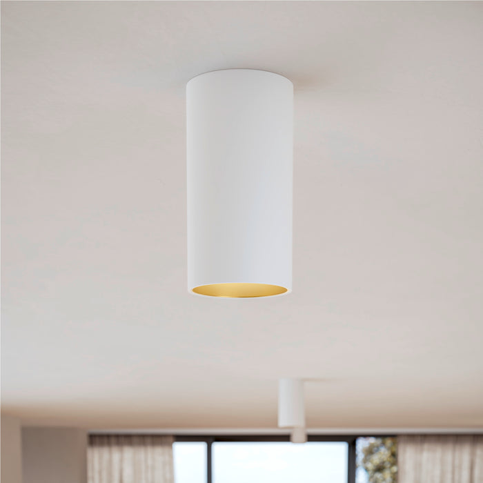 SLV 1011720 ENOLA 2.0 M, CL, SINGLE, QPAR51, ceiling surface-mounted luminaire, 1 x 10 W, white (MD02)