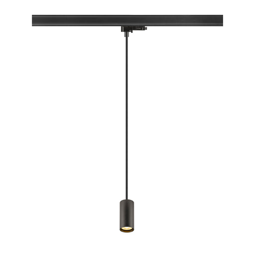 SLV 1011725 ENOLA 2.0 M, 3~ pendant luminaire, SINGLE, GU10 MINI, PAR11, 1 x 5 W, black (MD01)