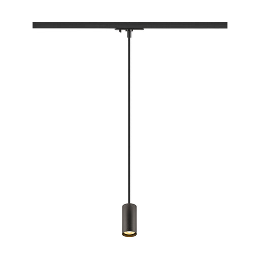 SLV 1011727 ENOLA 2.0 M, 1~ pendant luminaire, SINGLE, GU10 MINI, PAR11, 1 x 5 W, black (MD01)