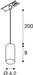 SLV 1011728 ENOLA 2.0 M, 1~ pendant luminaire, SINGLE, GU10 MINI, PAR11, 1 x 5 W, white (MD12)