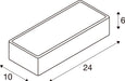 SLV 1011747 WL 149, WL, PHASE, surface-mounted wall luminaire, 3000 K, 10 W, black (MD12)