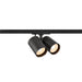 SLV 1011761 BIMA 2.0, 1~ spot, DOUBLE, QPAR51, 2 x 10 W, black (MD24)
