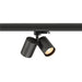 SLV 1011765 BIMA 2.0, 3~ spot, DOUBLE, QPAR51, 2 x 10 W, black (MD01)
