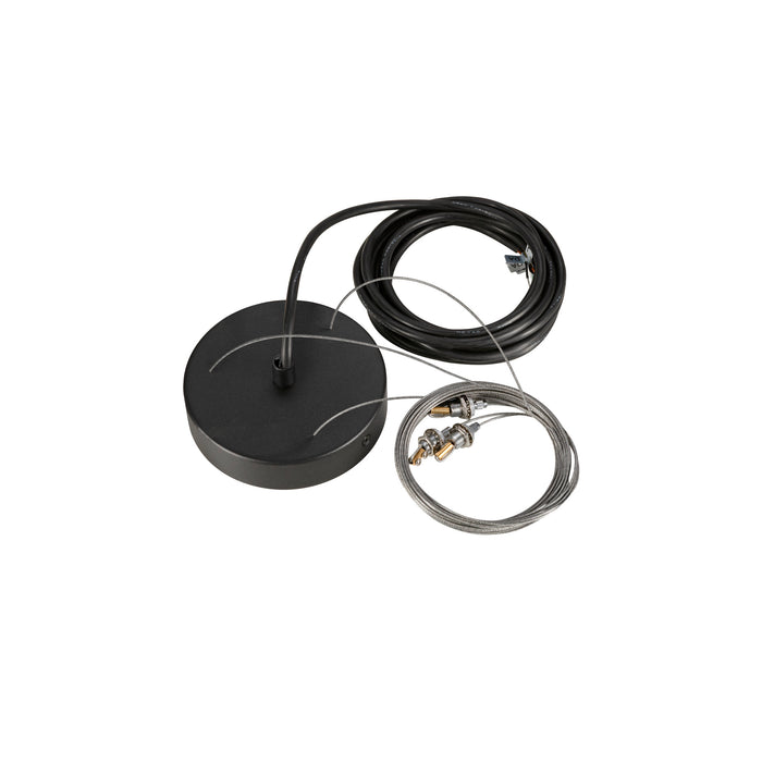 SLV 1011781 MEDO 2 SUSPENSION KIT, 5 m Pendant Length, Central, black (MD01)