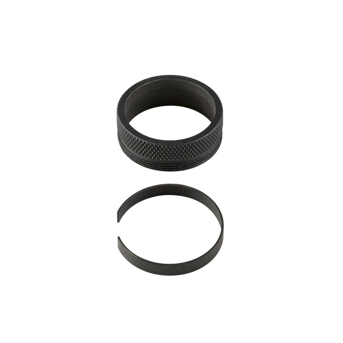 SLV 1011834 GRIP! M, decorative ring, black (MD01)