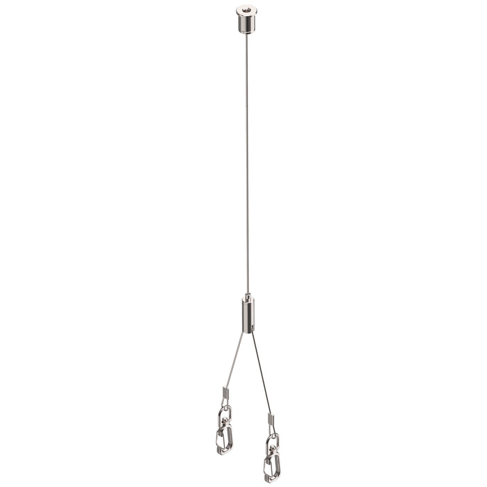 SLV 1011842 BATTEN INDUSTRY C+P, SCK 2000 STEEL CABLE SUSPENSION KITS 2000MM (MD01)
