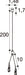 SLV 1011842 BATTEN INDUSTRY C+P, SCK 2000 STEEL CABLE SUSPENSION KITS 2000MM (MD12)