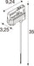 SLV 1011843 BATTEN INDUSTRY C+P, TRACK ADAPTER WH (MD12)