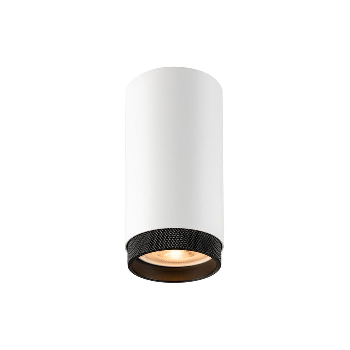 SLV 1011846 GRIP! L, CL, QPAR51, Surface-mounted ceiling luminaire, GU10, 1 x 6 W, white / black (MD23)