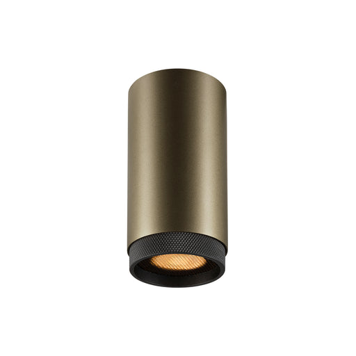 SLV 1011848 GRIP! L, CL, QPAR51, Surface-mounted ceiling luminaire, GU10, 1 x 6 W, bronze / black (MD01)