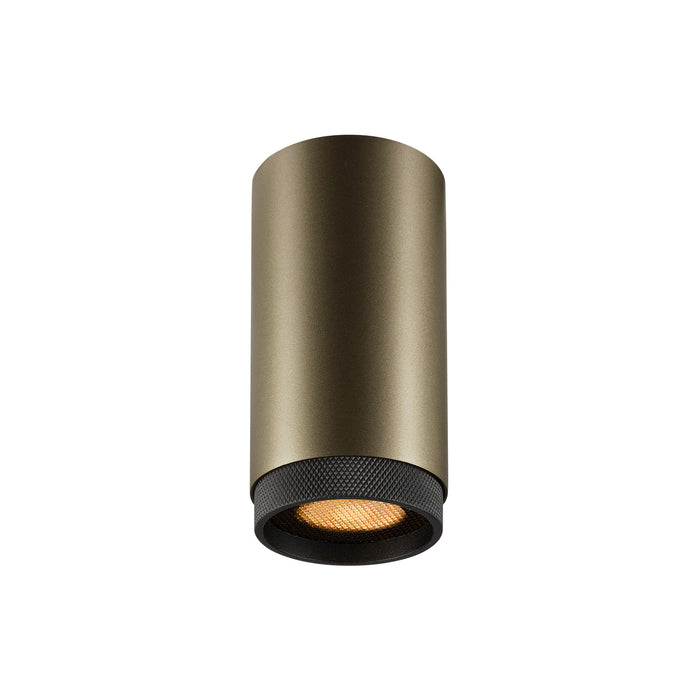 SLV 1011848 GRIP! L, CL, QPAR51, Surface-mounted ceiling luminaire, GU10, 1 x 6 W, bronze / black (MD01)
