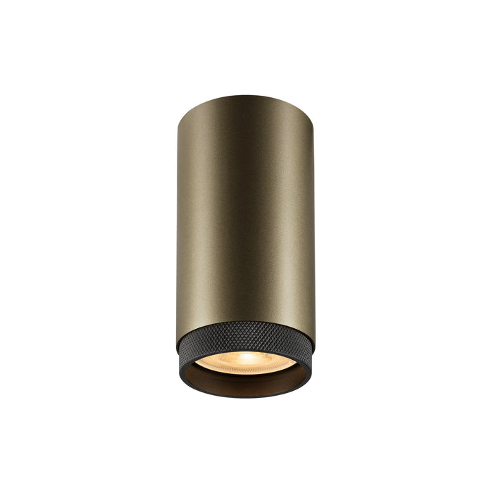 SLV 1011848 GRIP! L, CL, QPAR51, Surface-mounted ceiling luminaire, GU10, 1 x 6 W, bronze / black (MD23)