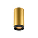 SLV 1011849 GRIP! L, CL, QPAR51, Surface-mounted ceiling luminaire, GU10, 1 x 6 W, gold / black (MD01)
