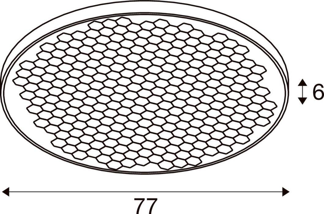 SLV 1011861 MEDO HYVE 80, CL, DALI, Ceiling Surface-Mounted Luminaire, 3000/4000 K, 67 W, (MD12)