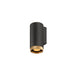 SLV 1011878 GRIP! L, Surface-mounted wall luminaire, UP OR DOWN, QPAR51, 1 x 6 W, black (MD01)