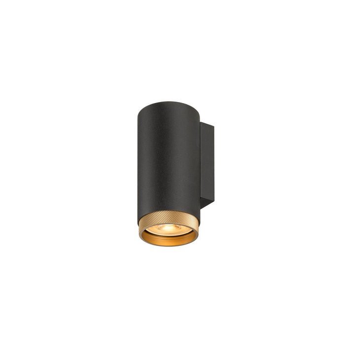 SLV 1011878 GRIP! L, Surface-mounted wall luminaire, UP OR DOWN, QPAR51, 1 x 6 W, black (MD23)