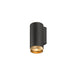 SLV 1011878 GRIP! L, Surface-mounted wall luminaire, UP OR DOWN, QPAR51, 1 x 6 W, black (MD23)