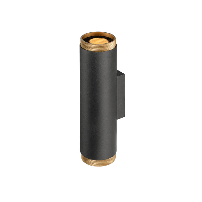 SLV 1011882 GRIP! L, Surface-mounted wall luminaire, UP/DOWN, QPAR51, 2 x 6 W, black (MD24)