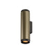 SLV 1011883 GRIP! L, Surface-mounted wall luminaire, UP/DOWN, QPAR51, 2 x 6 W, bronze (MD01)
