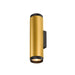 SLV 1011884 GRIP! L, Surface-mounted wall luminaire, UP/DOWN, QPAR51, 2 x 6 W, gold (MD23)
