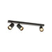 SLV 1011887 ENOLA 2.0 M, CL, TRIPPLE, QPAR51, LONG, ceiling surface-mounted luminaire, 3 x 10 W, black (MD01)