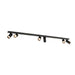 SLV 1011891 ENOLA 2.0 M, CL, SIX, QPAR51, LONG, ceiling surface-mounted luminaire, 6 x 10 W, black (MD01)