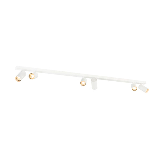 SLV 1011892 ENOLA 2.0 M, CL, SIX, QPAR51, LONG, ceiling surface-mounted luminaire, 6 x 10 W, white (MD01)