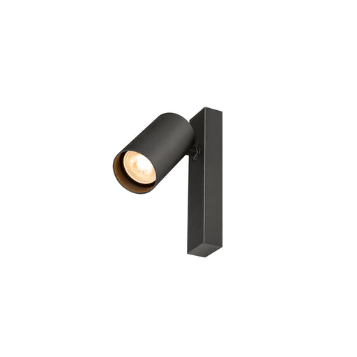 SLV 1011895 ENOLA 2.0 M, CW, SINGLE, QPAR51, square, wall and ceiling surface-mounted luminaire, 1 x 10 W, black (MD01)