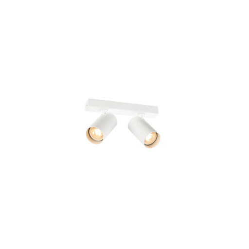 SLV 1011898 ENOLA 2.0 M, CL, DOUBLE, QPAR51, ceiling surface-mounted luminaire, 2 x 10 W, white (MD01)