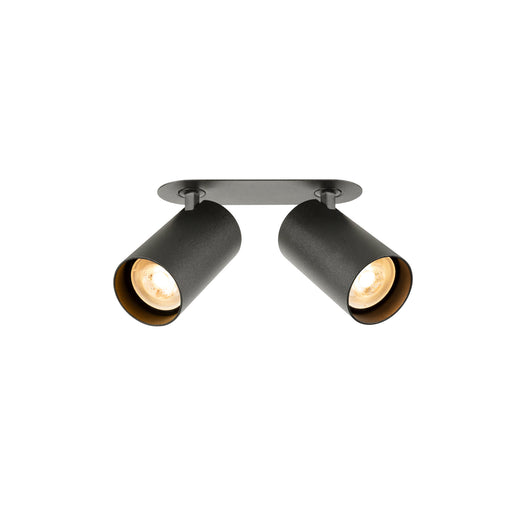 SLV 1011901 ENOLA 2.0 M, RL, DOUBLE, QPAR51, recessed ceiling luminaire, 2 x 10 W, black (MD01)
