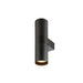 SLV 1012518 ENOLA 2.0 M SMART SET, WL, DOUBLE, GU10, PAR16, ZIGBEE, TW, wall-mounted surface luminaire, black (MD01)