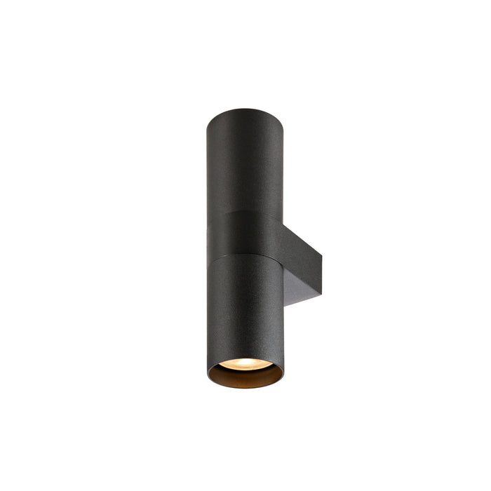 SLV 1011905 ENOLA 2.0 M, WL, DOUBLE, QPAR51 Surface-mounted wall luminaire, GU10, 2 x 10 W, black (MD01)