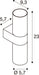 SLV 1012518 ENOLA 2.0 M SMART SET, WL, DOUBLE, GU10, PAR16, ZIGBEE, TW, wall-mounted surface luminaire, black (MD12)