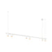 SLV 1011908 ENOLA 2.0 M, PD, SIX, LONG, QPAR51, pendant luminaire, 6 x 10 W, white (MD01)