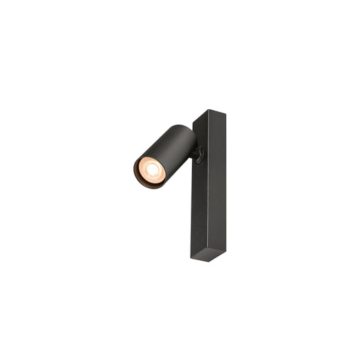 SLV 1011917 ENOLA 2.0 S, CW, SINGLE, GU10 MINI, PAR11, squareD, Surface-mounted wall and ceiling luminaire, 1 x 5 W, black (MD01)