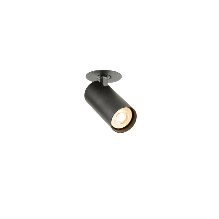 SLV 1011919 ENOLA 2.0 S, RL, SINGLE, GU10 MINI, PAR11, Recessed ceiling luminaire, 1 x 5 W, black (MD01)