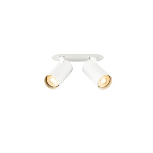 SLV 1011922 ENOLA 2.0 S, RL, DOUBLE, GU10 MINI, PAR11, Recessed ceiling luminaire, 2 x 5 W, white (MD01)