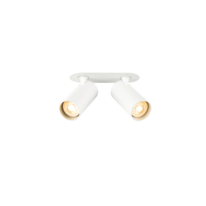 SLV 1011922 ENOLA 2.0 S, RL, DOUBLE, GU10 MINI, PAR11, Recessed ceiling luminaire, 2 x 5 W, white (MD01)