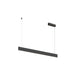 SLV 1011934 LINIUS 120, PD, PHASE, CEILING ROSE, pendant luminaire, 2700 K, 34 W, 90°, black (MD01)